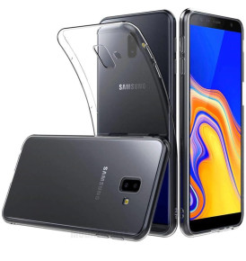 Силиконов гръб ТПУ ултра тънък за Samsung Galaxy J6 Plus 2018 J610F кристално прозрачен